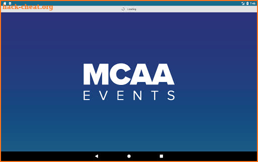MCAA Events screenshot