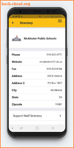 McAlester School District screenshot