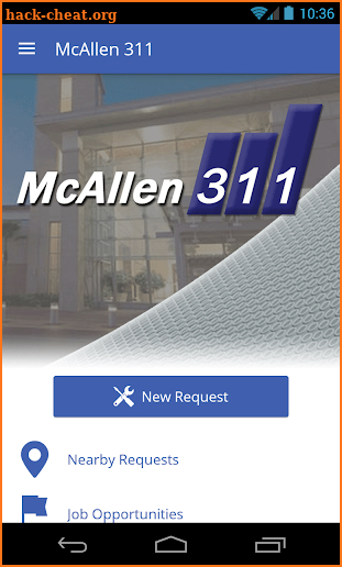 McAllen 311 screenshot