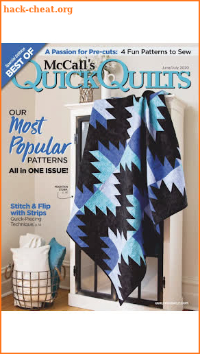McCall's Quick Quilts Magazine screenshot