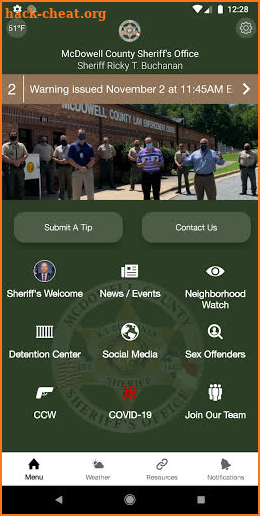 McDowell County Sheriff screenshot