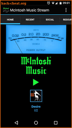 McIntosh Music Stream screenshot
