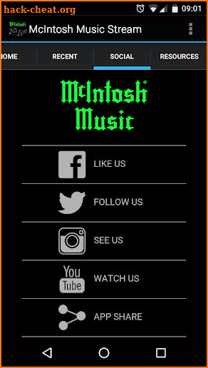 McIntosh Music Stream screenshot
