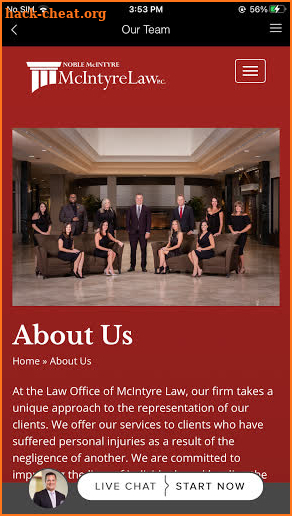 McIntyre Law screenshot
