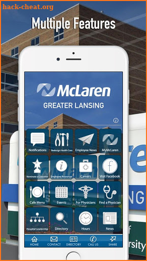 McLaren Greater Lansing screenshot