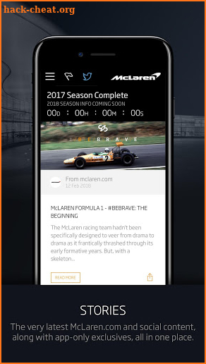 McLaren Racing screenshot