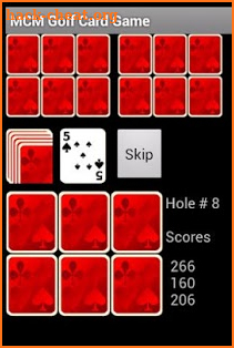 MCM Golf Card Game screenshot