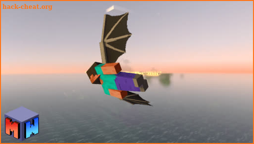MCPE Dragon Wing Mod screenshot
