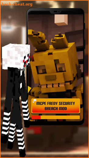 MCPE Fredy security breach mod screenshot