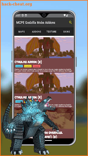 MCPE Godzilla Mobs Addons screenshot
