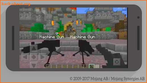 MCPE Gun Mod - Machine Gun Turret screenshot