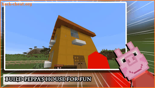 MCPE Peppa Pig mod screenshot