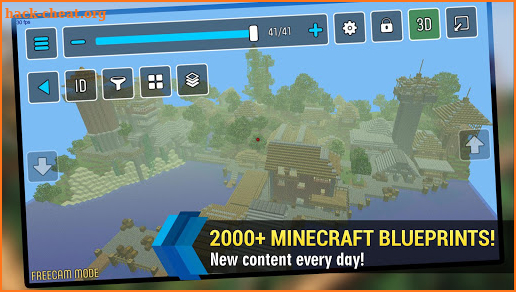 MCProApp build companion, blueprints for Minecraft screenshot