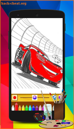 Mcquееn Cars Coloring Pages - kids screenshot