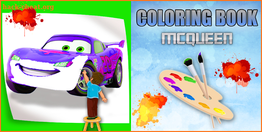 Mcqueen Coloring book - Coloring Mcqueen screenshot