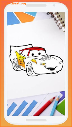 McQueen Coloring Pages screenshot
