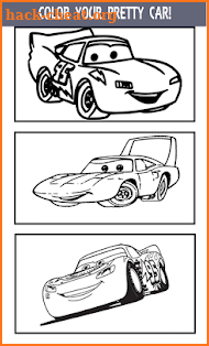 Mcqueen Coloring pages Cars 3 screenshot