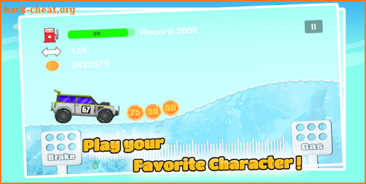 Mcqueen racing car Hill climb screenshot