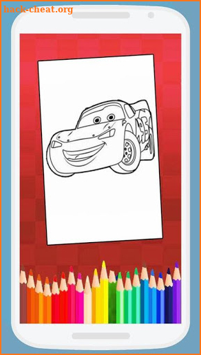 Mcqueun Car Coloring Pages screenshot