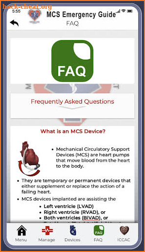 MCS Emergency Guides screenshot