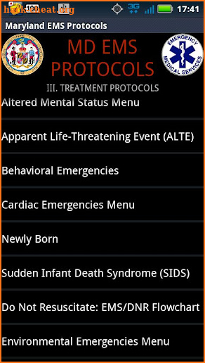 MD EMS Protocols screenshot