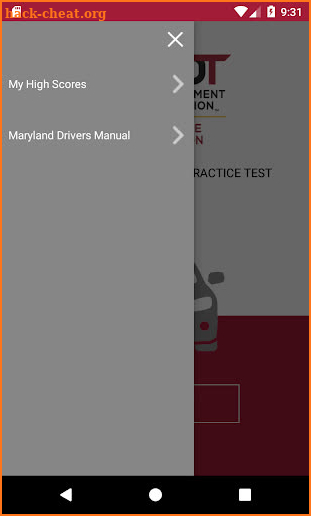 MD Practice Driving Test screenshot