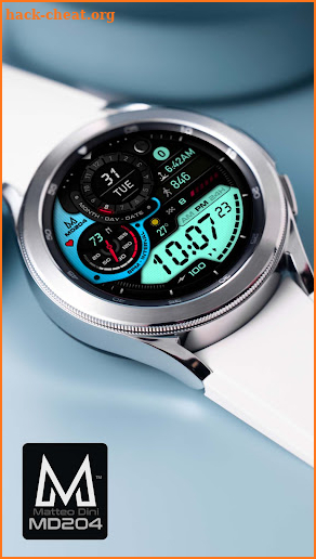 MD204 - Digital watch face screenshot