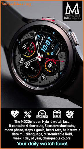 MD206 - Hybrid watch face screenshot