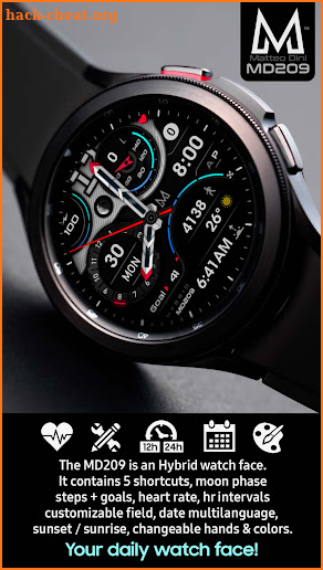 MD209 - Hybrid watch face screenshot