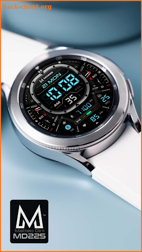 MD225 - Digital watch face screenshot
