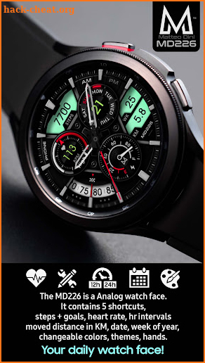 MD226 - Analog watch face screenshot