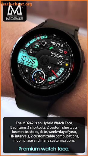 MD242: Hybrid watch face screenshot