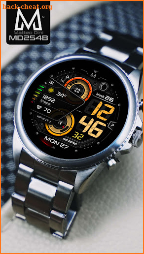 MD254B: Digital watch face screenshot