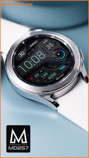 MD257 - Digital watch face screenshot
