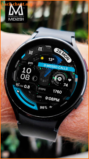 MD291: Hybrid watch face screenshot