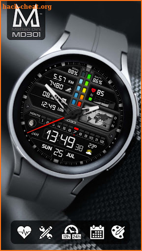 MD301: Hybrid watch face screenshot
