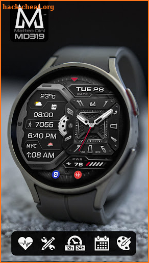 MD319 Analog watch face screenshot