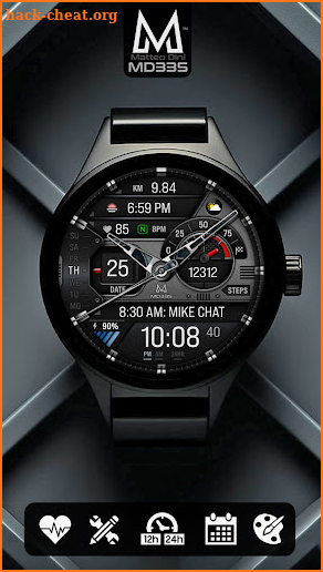 MD335  Hybrid watch face screenshot