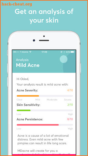 MDacne - Custom Acne Treatment screenshot
