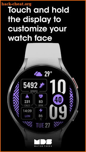 MDS442 Digital Watch Face screenshot