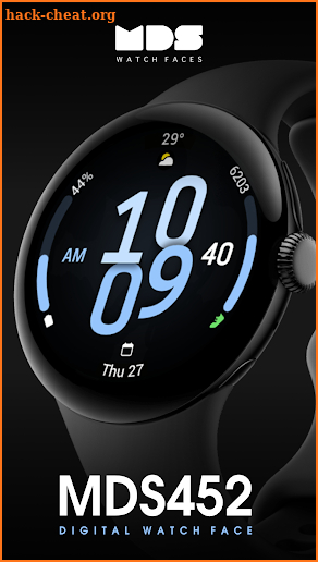MDS452 Digital Watch Face screenshot