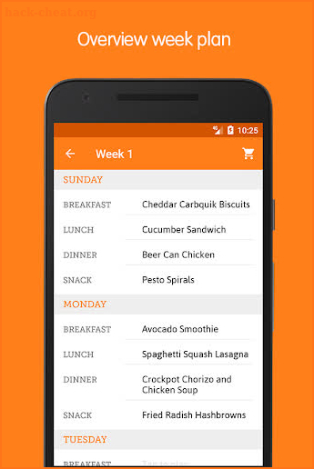 Meal Assistant - Free meal planner screenshot