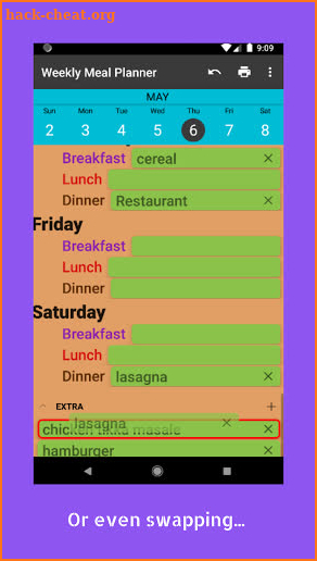 Meal Manager - Plan Weekly Meals screenshot