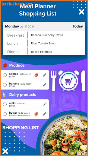 Meal Planner – Shopping List screenshot