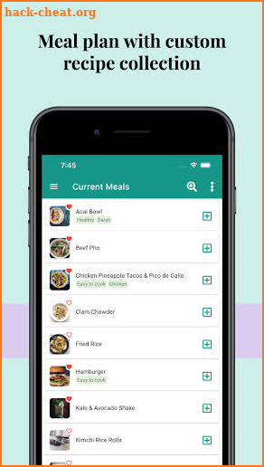 Meals By The Day Pro: Weekly Meal Planner screenshot