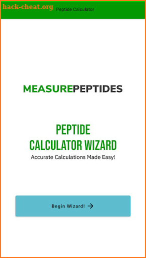Measure Peptides screenshot
