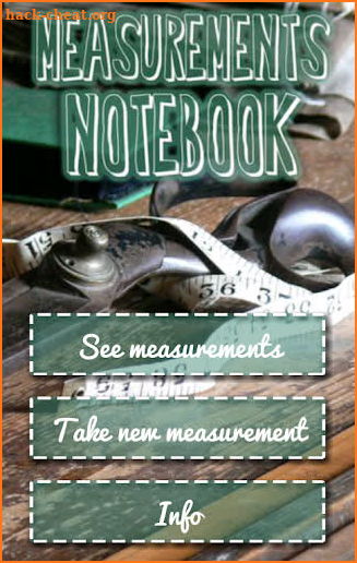 Measurements Notebook screenshot