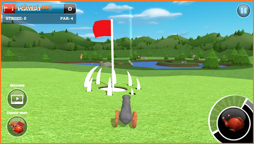 Meat Cannon Golf screenshot