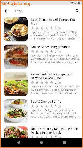 Meat Recipes screenshot