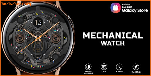Mechanical: Analog Watch Face screenshot